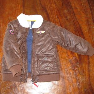 Little Me 24M Flight Aviation Bomber Jacket.